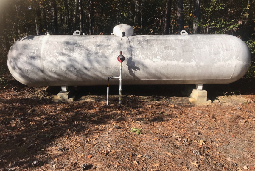 Propane tank cleaning before